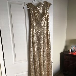 Gold Glitter Gown